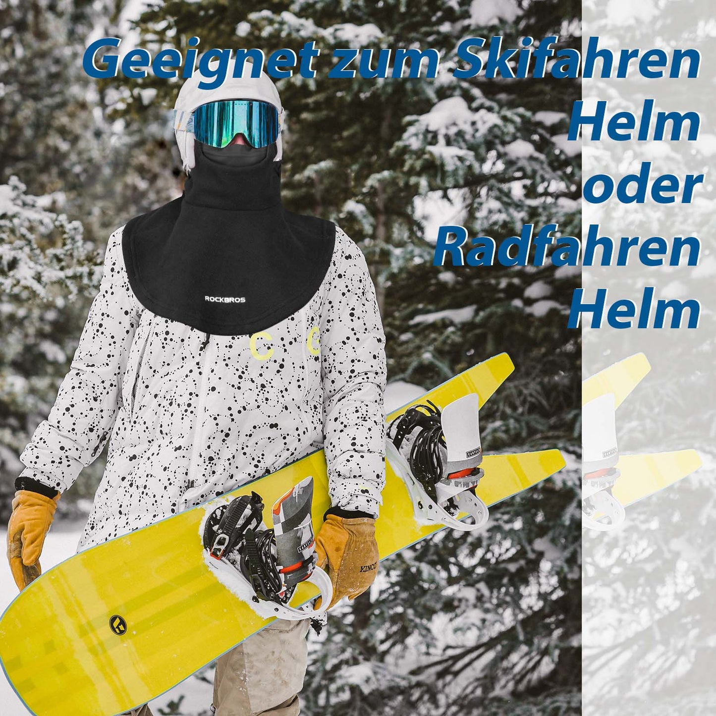 Winter balaclava, warmer for outdoor sports, ROCKBROS