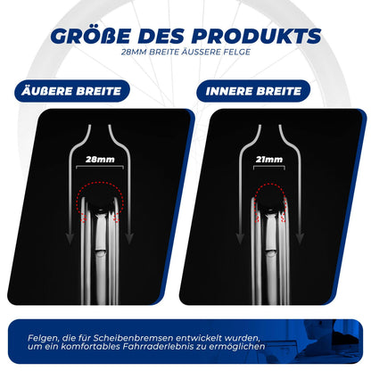 T700 Carbon Wheelset 28" 50mm Disc Brake Thru Axle Wheel Set for Road Bikes and SHIMANO 8-12 Speed 24 Spokes 36T Steel Bearings ROCKBROS