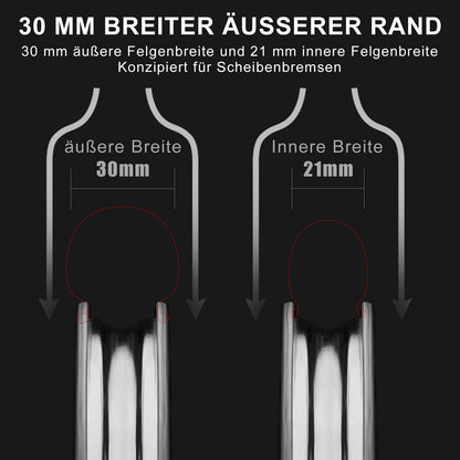 T700 Carbon Wheelset 55mm Disc Brake Thru Axle Wheel Set for Road Bike Including Vacuum Tire Cushions ROCKBROS
