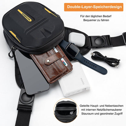 Tank bag with magnetic backrest, motorcycle leg bag with shoulder strap, ROCKBROS