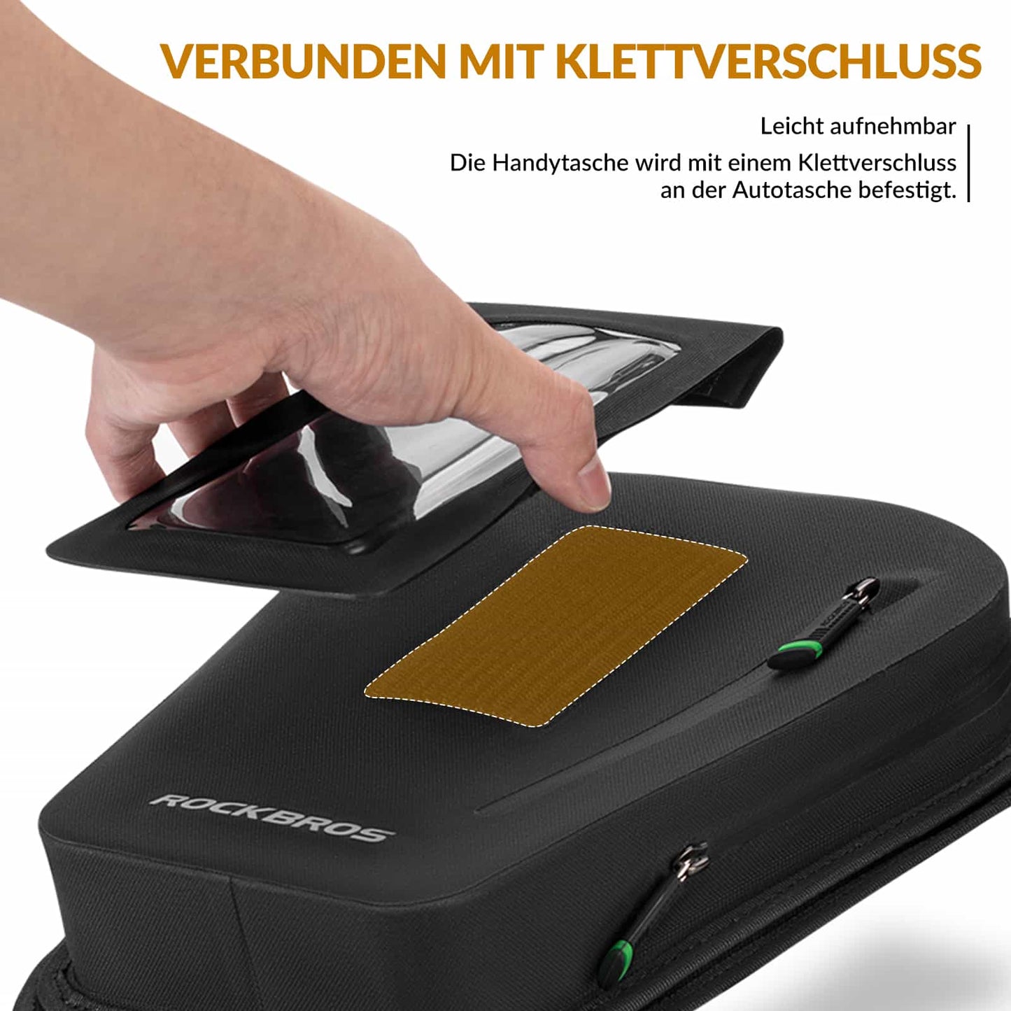 ROCKBROS Motorcycle Tank Bag Leg Bag with Magnetic Suction