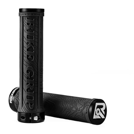 Ultra-lightweight rubber bicycle grips with aluminum lock-on design by ROCKBROS