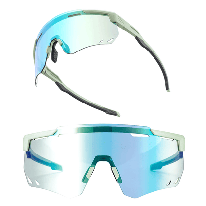 ROCKBROS Ultraleichte und Selbsttönende Fahrradbrille (UV400)