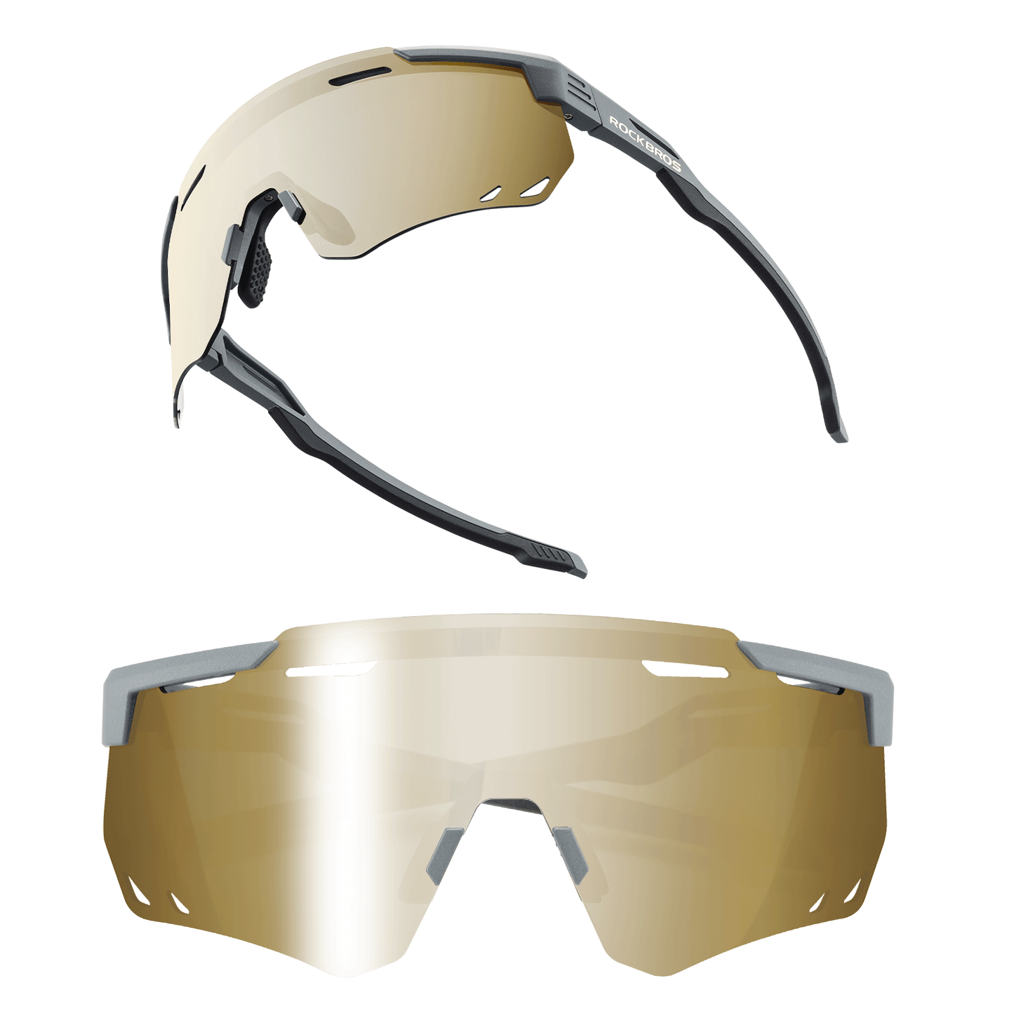 Ultralight cycling glasses, polarized sunglasses with UV400 protection, ROCKBROS
