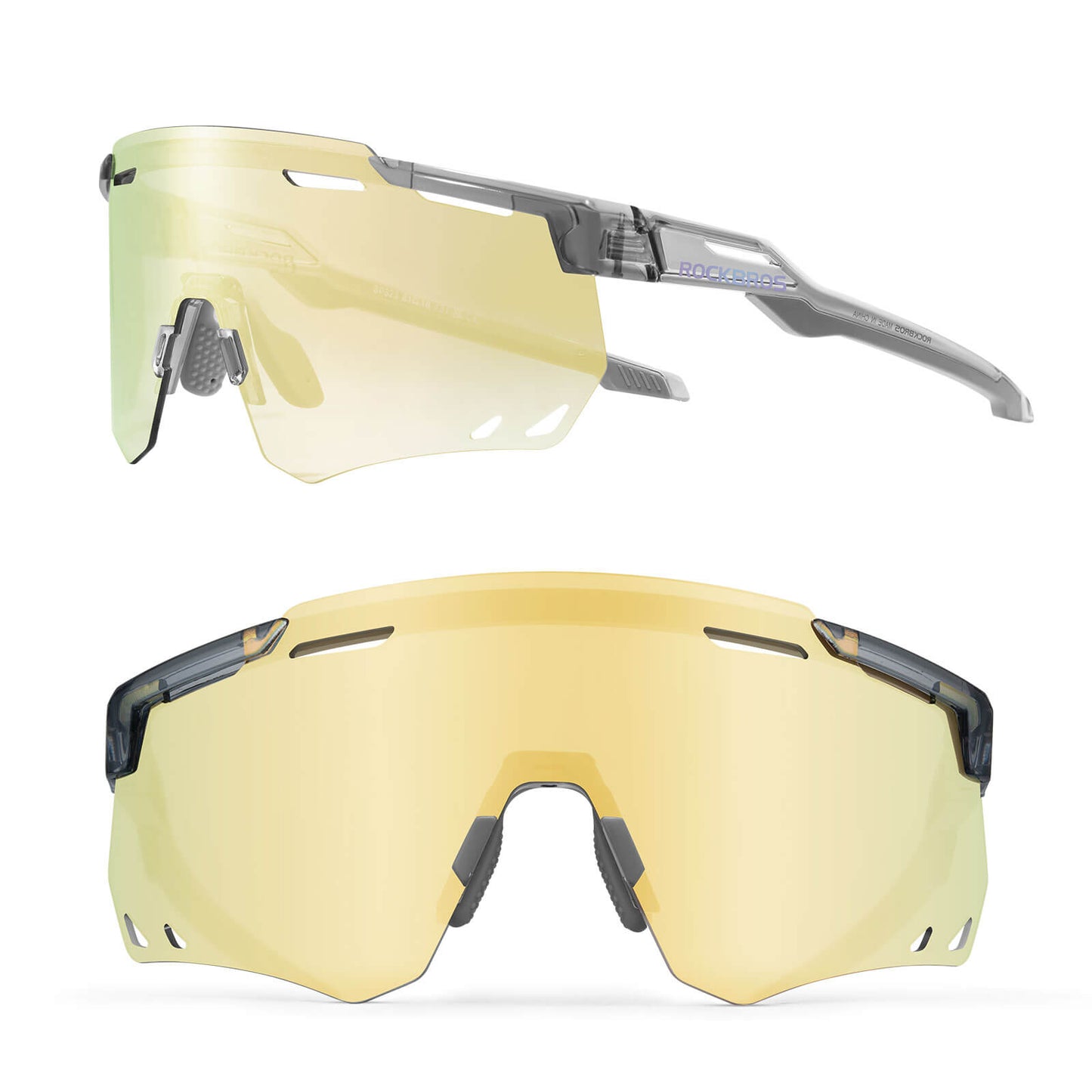 Ultralight cycling glasses, photochromic sunglasses with UV400 protection, ROCKBROS