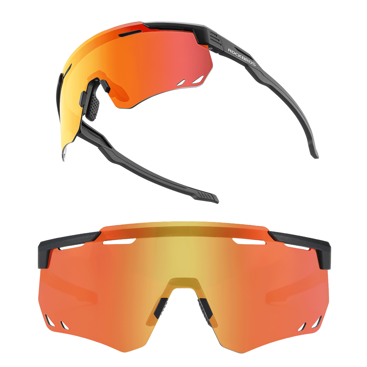 Ultralight cycling glasses, polarized sunglasses with UV400 protection, ROCKBROS
