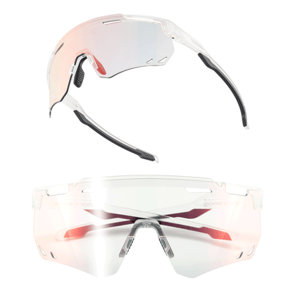 ROCKBROS Ultraleichte und Selbsttönende Fahrradbrille (UV400)