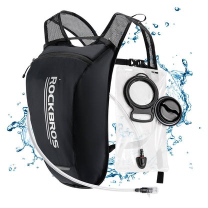 Ultralight hydration bladder backpack, bicycle backpack with hydration system, 2L, ROCKBROS