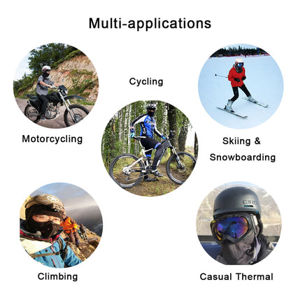 Warm balaclava, winter fleece neck warmer with breath filter, ROCKBROS