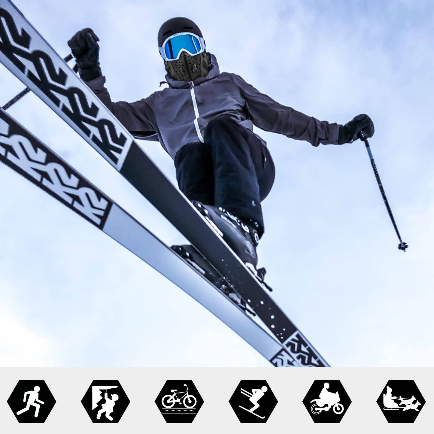 Windproof & Dustproof Balaclava Winter Neck Warmer ROCKBROS