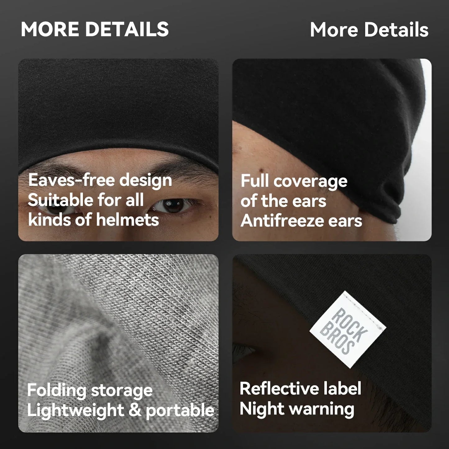 ROCKBROS Winter Thermal Wool Hat