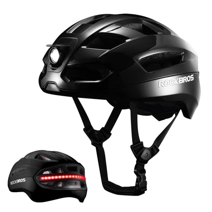ROCKBROS Fernsteuerbarer Smart Fahrradhelm mit Licht