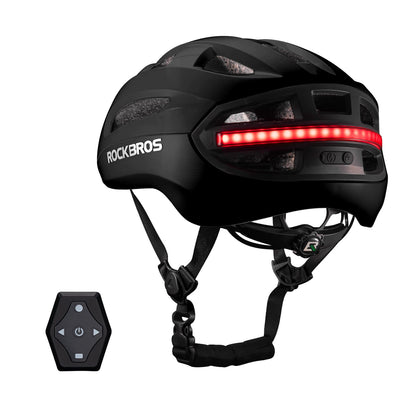 ROCKBROS Fernsteuerbarer Smart Fahrradhelm mit Licht
