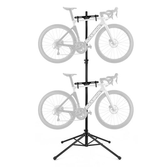 ROCKBROS Bicycle Double Mounting Stand Support Power Repair Stand Adjustable