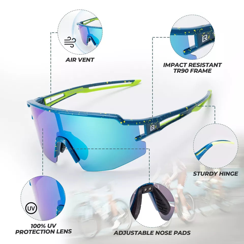 ROCKBROS Polarized/Photochromic Sunglasses Cycling Glasses Bicycle UV400 UNISEX