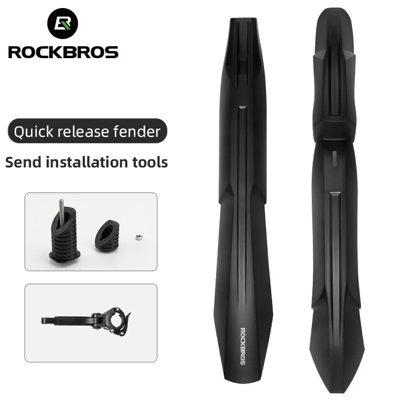 ROCKBROS bicycle mudguard set 24-29 inch bicycle mudguard quick release MTB