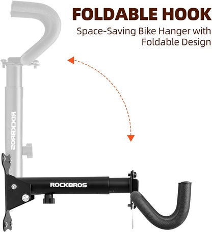 ROCKBROS bicycle assembly stand wall mount wall mount bicycle holder up to 15kg