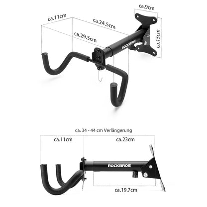 ROCKBROS bicycle assembly stand wall mount wall mount bicycle holder up to 15kg