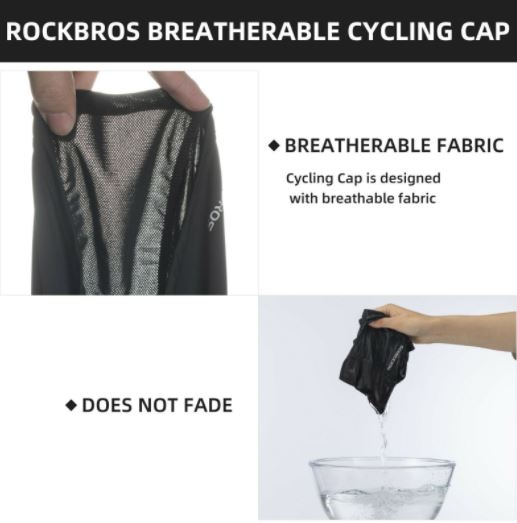 ROCKBROS Balaclava Breathable Motorcycle Bandana UPF50+ Summer Ice Silk