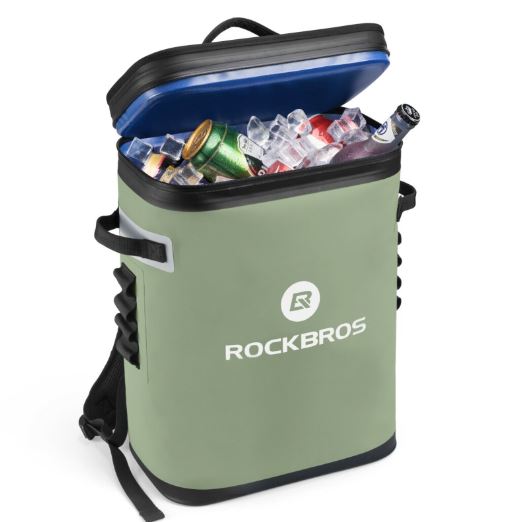 ROCKBROS 20L Cooler Bag Waterproof Cooler Box Camping Fridge Picnic Bag
