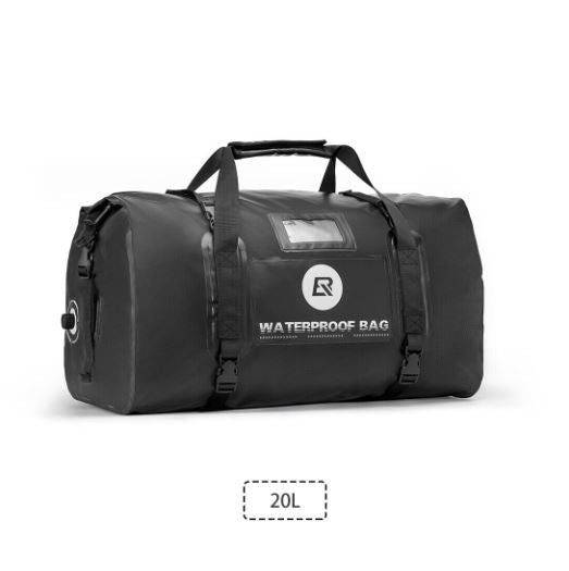 ROCKBROS Motorcycle Bag Waterproof Saddle Bag 20L/40L Luggage Carrier Bag PVC
