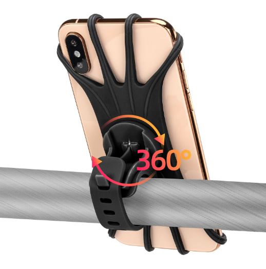 ROCKBROS Cell Phone Holder Bike 360° Rotatable Phone Holder for 4.0-6.8 inch Smartphone
