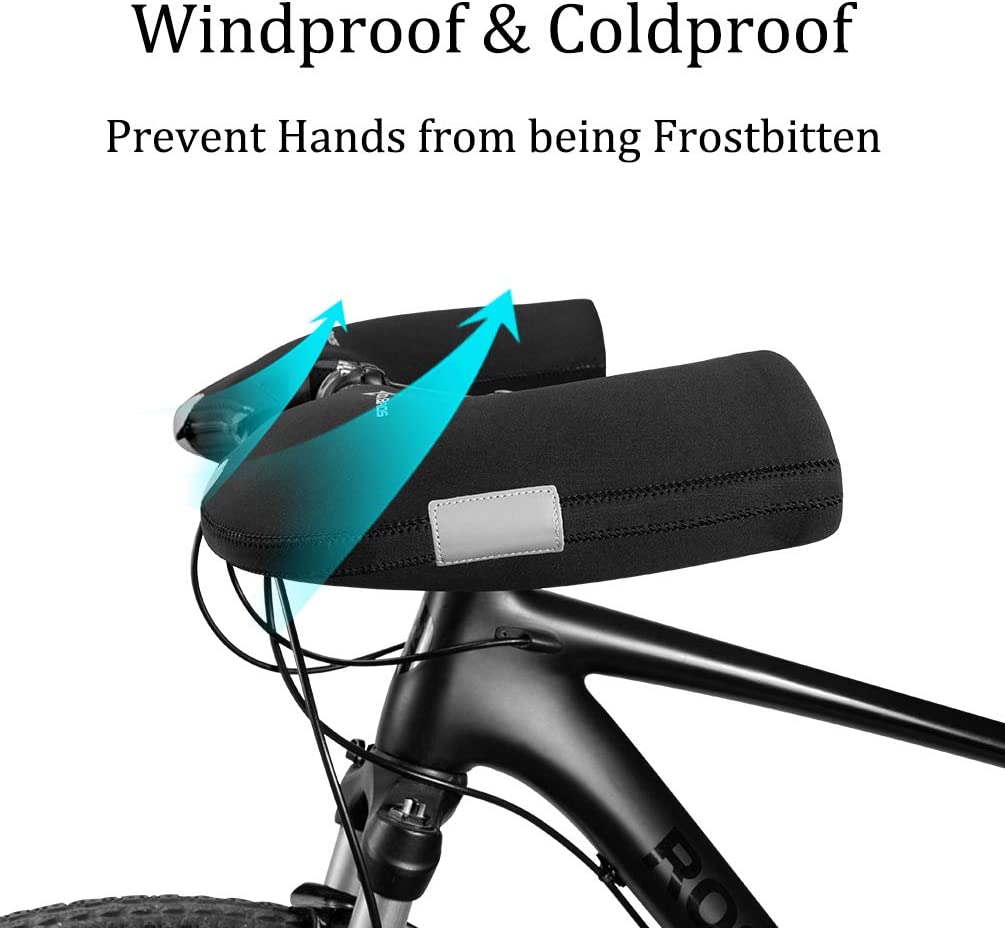 ROCKBROS D16-B Handlebar Gloves Winter Thermal Windproof for Bicycle W Rinosbike.eu ROCKBROS D16-B Handlebar Gloves Winter Thermal Windproof for Bicycle W Rinosbike.eu