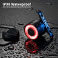 ROCKBROS Intelligent Rechargeable Bike Rear Light 4 Modes IPX6 Waterproof