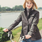 Amity cycling coat Paulina c_change Anthra ladies