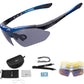 ROCKBROS 10003 Sports Glasses Polarized With 5 Interchangeable Lenses