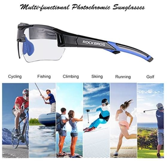 ROCKBROS 10111 Cycling Sunglasses Photochromic