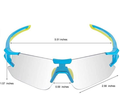 ROCKBROS 10125 Photochrome Cycling Sunglasses Transparent