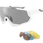 ROCKBROS 10131 Bike Sunglasses Polarized with 4 Replaceable Lens