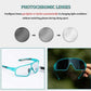 ROCKBROS 10136 Photochrome Sunglasses Transparent Self Tinting