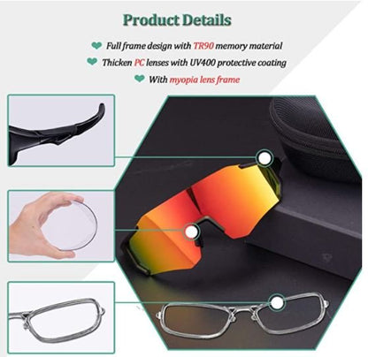 ROCKBROS 10182 Polarized Bicycle Sunglasses UV400 Protection