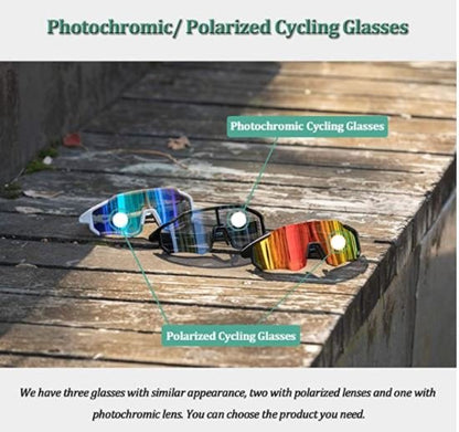 ROCKBROS 10182 Polarized Bicycle Sunglasses UV400 Protection