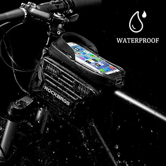 ROCKBROS B53 Bike frame bag waterproof with phone case 5.8 inch/6.2 inch
