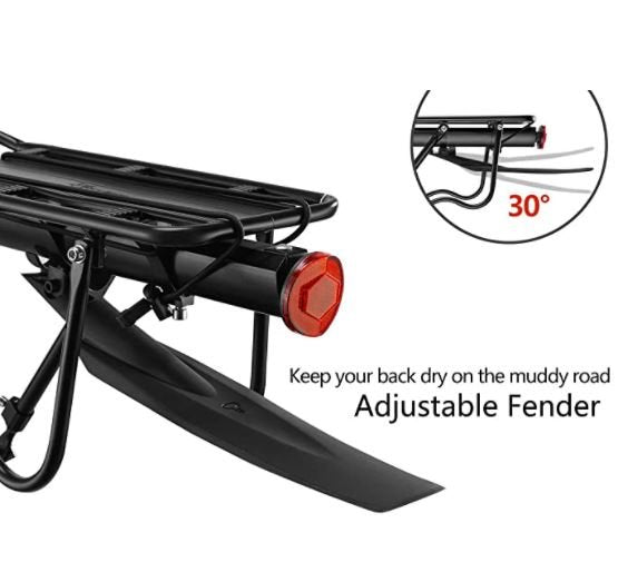 ROCKBROS Bike rack luggage rack quick release with reflector 24-29 inch aluminum