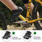 ROCKBROS Bike Pedals Clipless Half Platform with SPD Pedals 9/16 inch Black