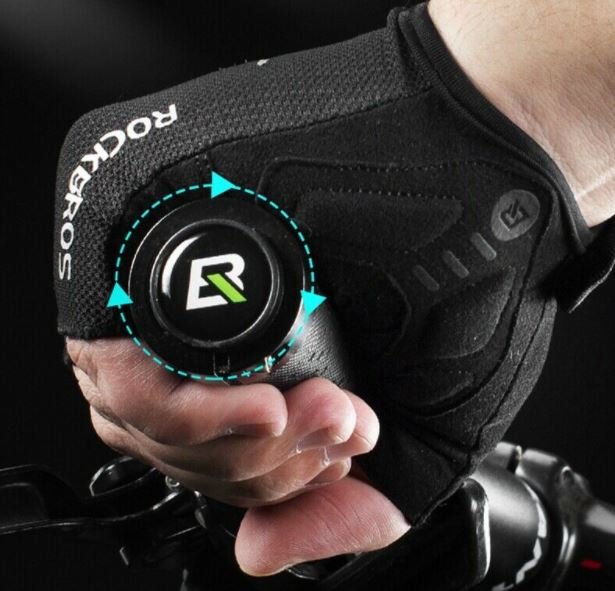 ROCKBROS Half Finger Gloves Outdoor Sports Bicycle Gloves Reflective