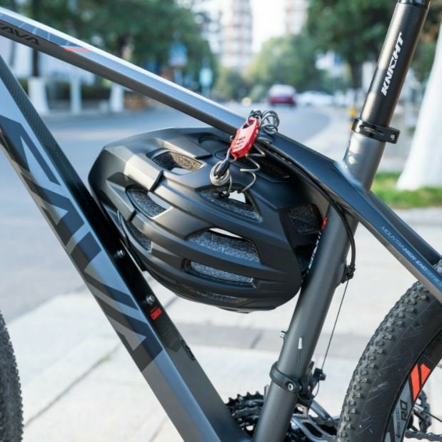 ROCKBROS helmet lock mini bike motorcycle lock cable lock combination lock