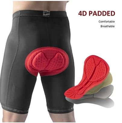 ROCKBROS Cycling shorts women men breathable elastic quick drying with 3D seat pad