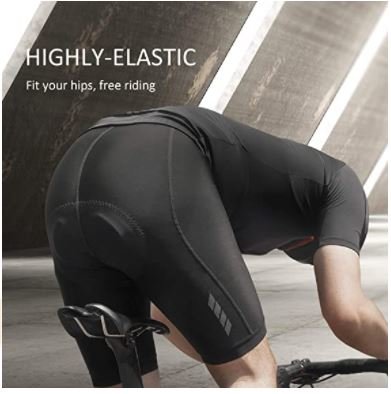 ROCKBROS Cycling shorts women men breathable elastic quick drying with 3D seat pad