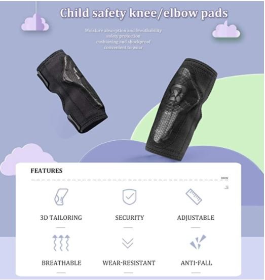 ROCKBROS LF1148-A Kids Knee Pads Protectors for Sports