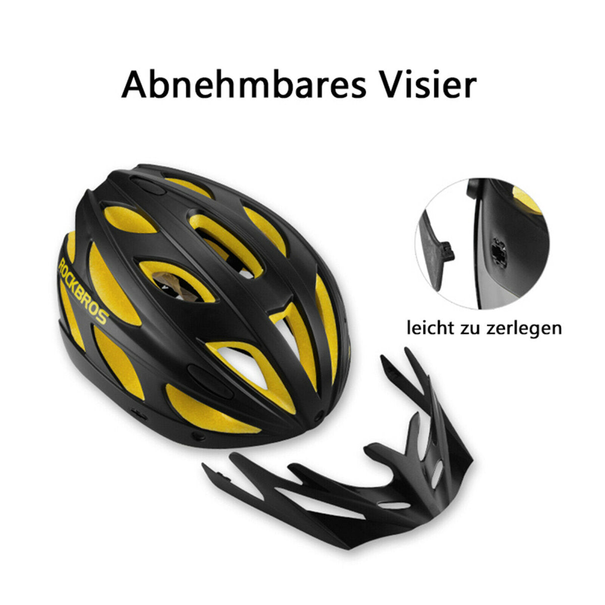 ROCKBROS Road Bike Helmet TT-16 Flex Set