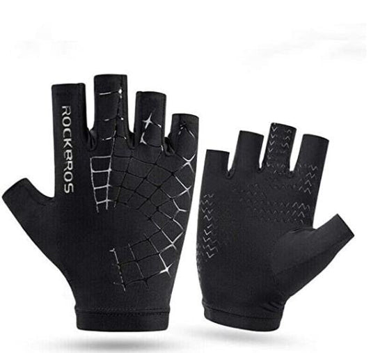 ROCKBROS S202 Bike Gloves Fingerless Sports Gloves Half Finger