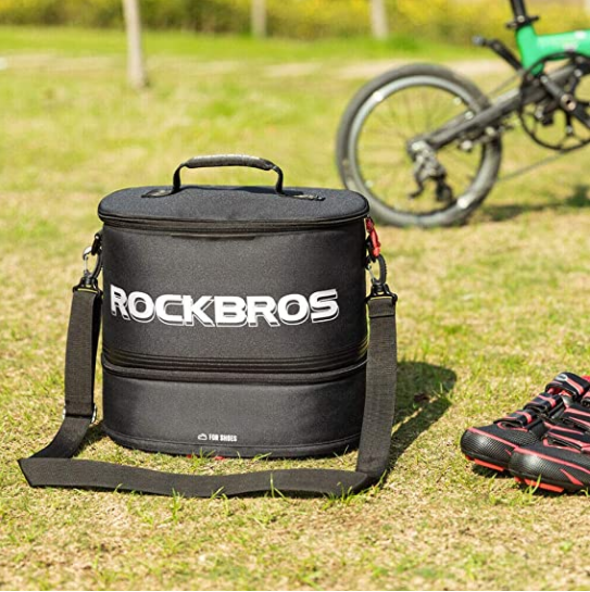 ROCKBROS Triathlon Sports Bag Shoulder Bag Waterproof 18L Black