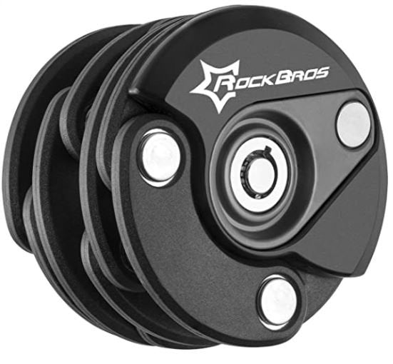 ROCKBROS WL798BK Anti-Theft Mini Foldable Lock Folding Bike Locks Black