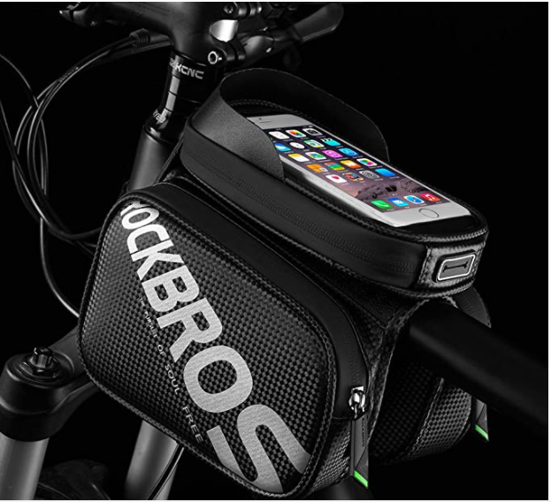 ROCKBROS ZH009-62 Frame Bag Waterproof TPU Touchscreen For 5.8 Inch