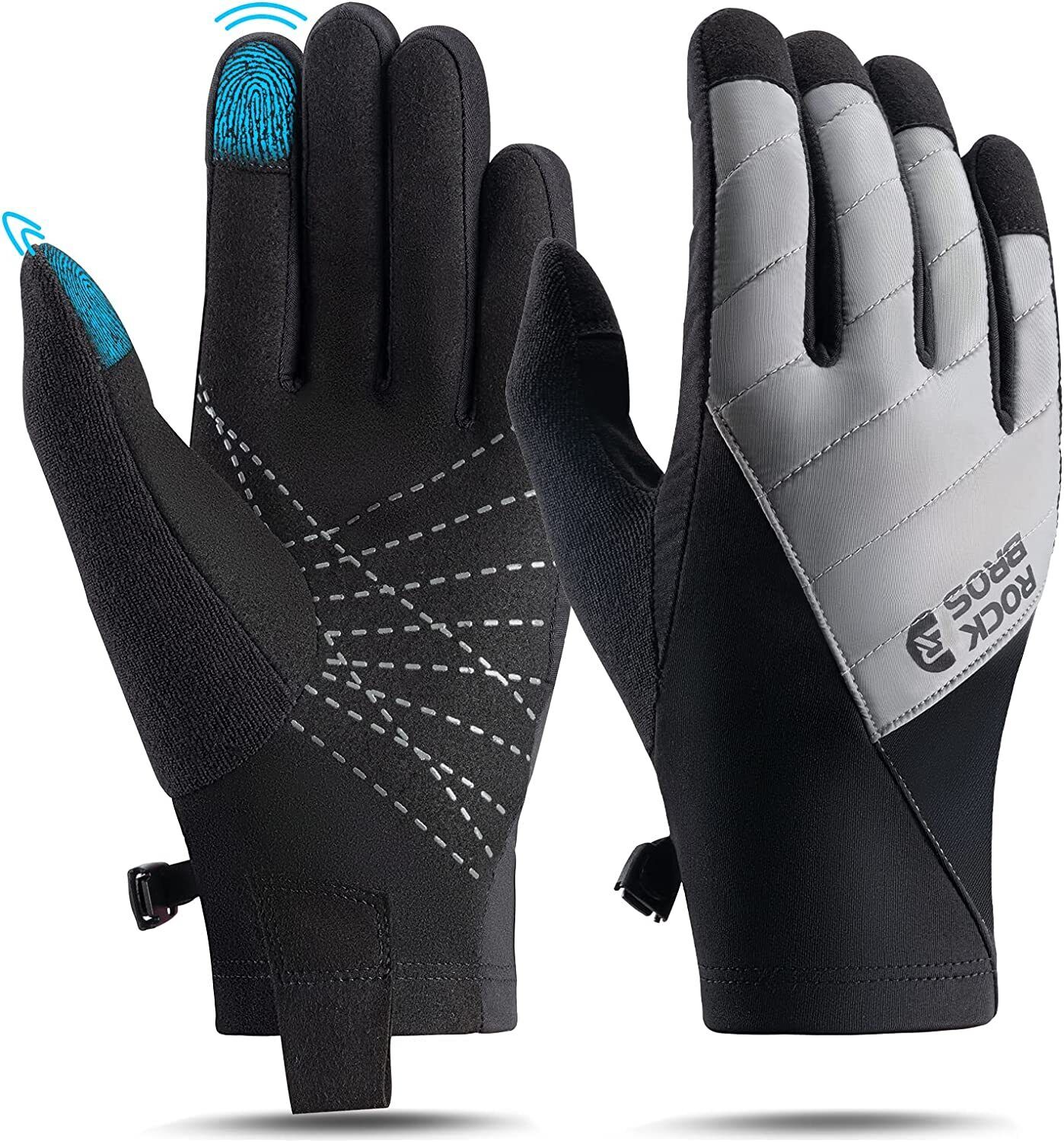 ROCKBROS Winter Cycling Gloves Touchscreen Warm Thermal Sport